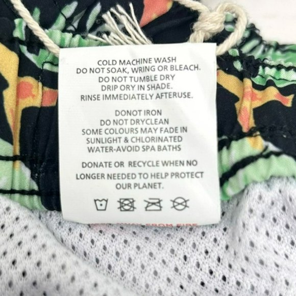 Snapper Rock Boys Size 3 Rainforest Print Swim Trunks - Picture 7 of 7